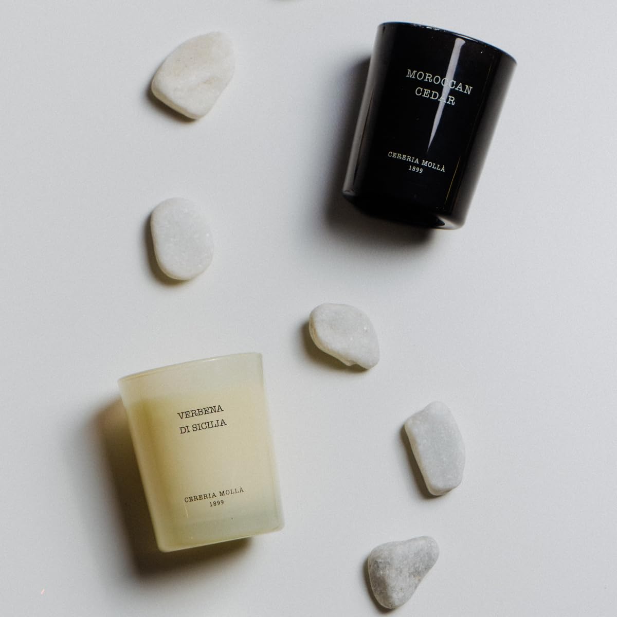 CERERA MOLLA 1899 | Mini Verbena di Sicilia Candle | Aromatic 1 Wick | 20 Hours Burn Time | Natural Fragrances | Recyclable Packaging | Artisan