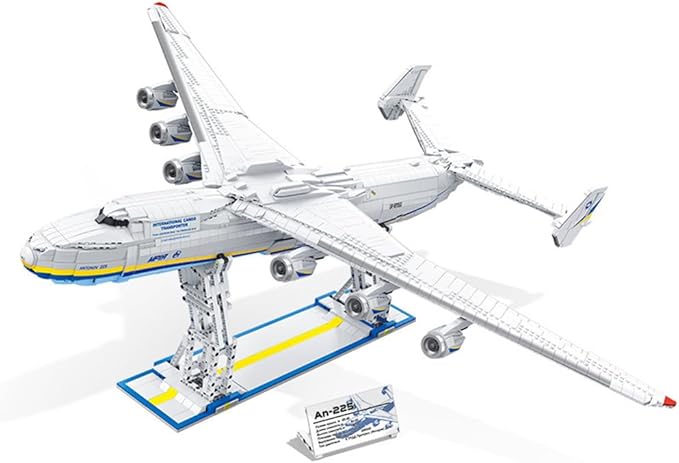 An-225 Large Transport Aircraft Building Blocks Set MOC Airplane Model Building KitsWW2 History Military Fan Model Collection Toys Gifts and Adult 5350 PCS