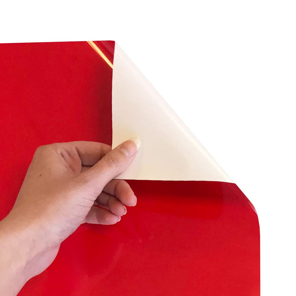 Siser EasyWeed Heat Transfer Vinyl 11.8" x 75ft Roll (Bright Red) - Compatible with Siser, Cricut, Silhouette and Other Craft/Professional Cutters - CPSIA Certified