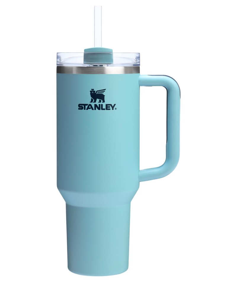 STANLEY Quencher H2.0 Tumbler with Handle and Straw 40 Fluid Ounces | Flowstate 3-Position Lid | Cup Holder Compatible for Travel | Insulated Stainless Steel Cup | BPA-Free | Agave