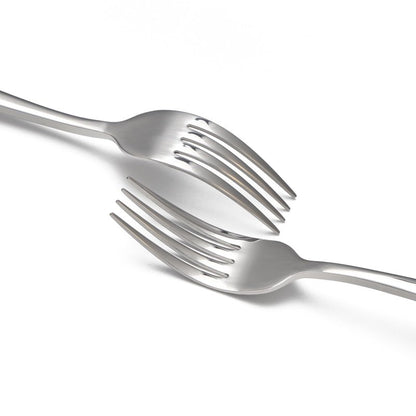 8-Piece Dinner Forks Set, Food Grade Stainless Steel Silverware Fork, Flatware Forks Use for Home, Kitchen, Restaurant, Dishwasher safe - 8.1 Inches