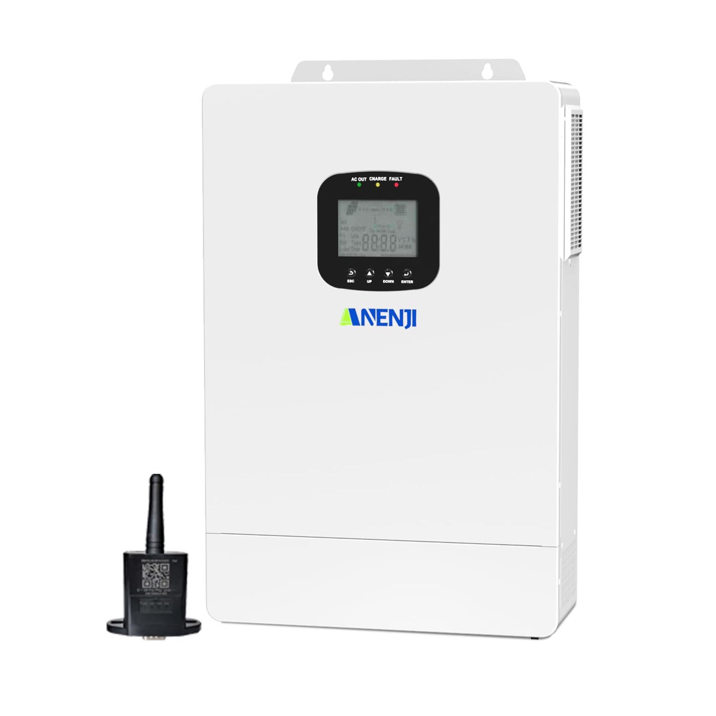 6500W Hybrid Solar Inverter 48V,Dual MPPT,300V 60A Charger,Split Phase 120V,Support Parallel Pure Sine Wave Off-Grid+On-Grid Inverter for Home Loads,Lead Acid/Lithium Battery Compatible