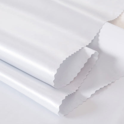 Horbaunal 2 Pack White Satin Tablecloth 60 x 102 Inches Rectangle Satin Table Cover Bright Silk Table Cloth Smooth Table Decoration for Wedding Party Banquet