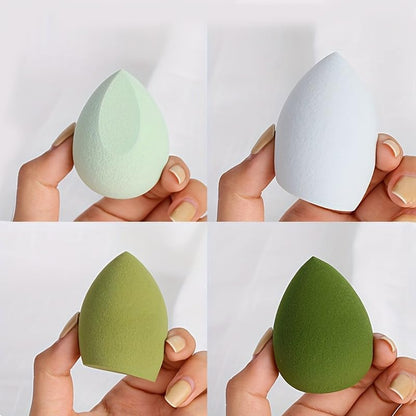 4 Pcs Makeup Sponges Blender Set Professional Beauty Sponge Foundation Blending Blender Beauty Sponge For Makeup Tool with Gift Box Latex-Free Dry Wet Use Foundation Cosmetic Makeup Accessories