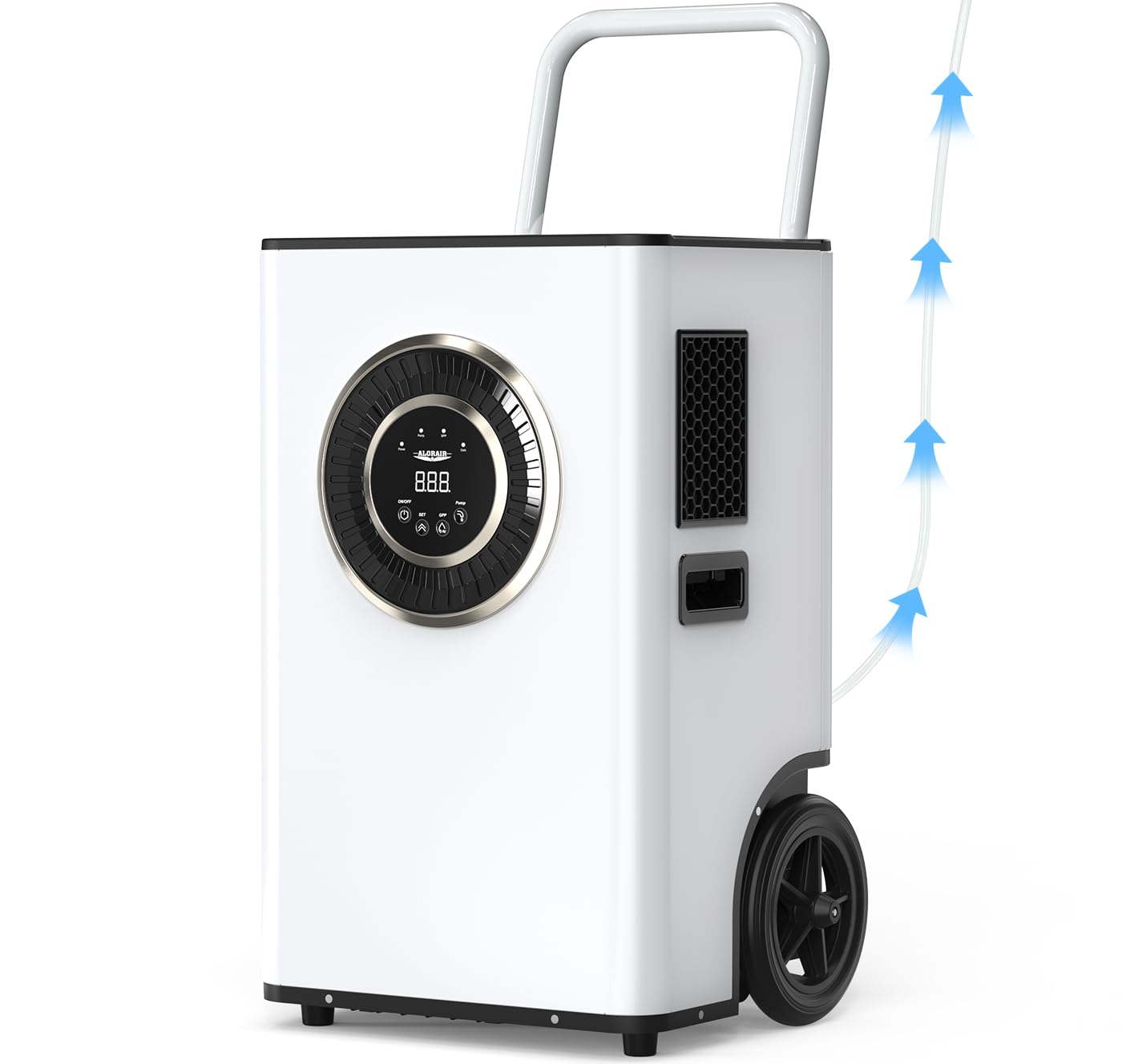 ALORAIR 170 PPD Commercial Dehumidifier with Pump & Drain Hose, LGR Tech Industrial Dehumidifiers, for Water Damage Restore, Basements, Large Space, 6 Years Limited Warranty, Sentinel Elite 80X