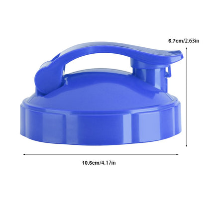 Generic Flip Top To Lid, Replacement Part Seal Flip Top Lid for 600W 900W Juicer Bottle or Blender, Replacement Cup To Lid with Seal (Blue), Genericdv7ezno1uf-03