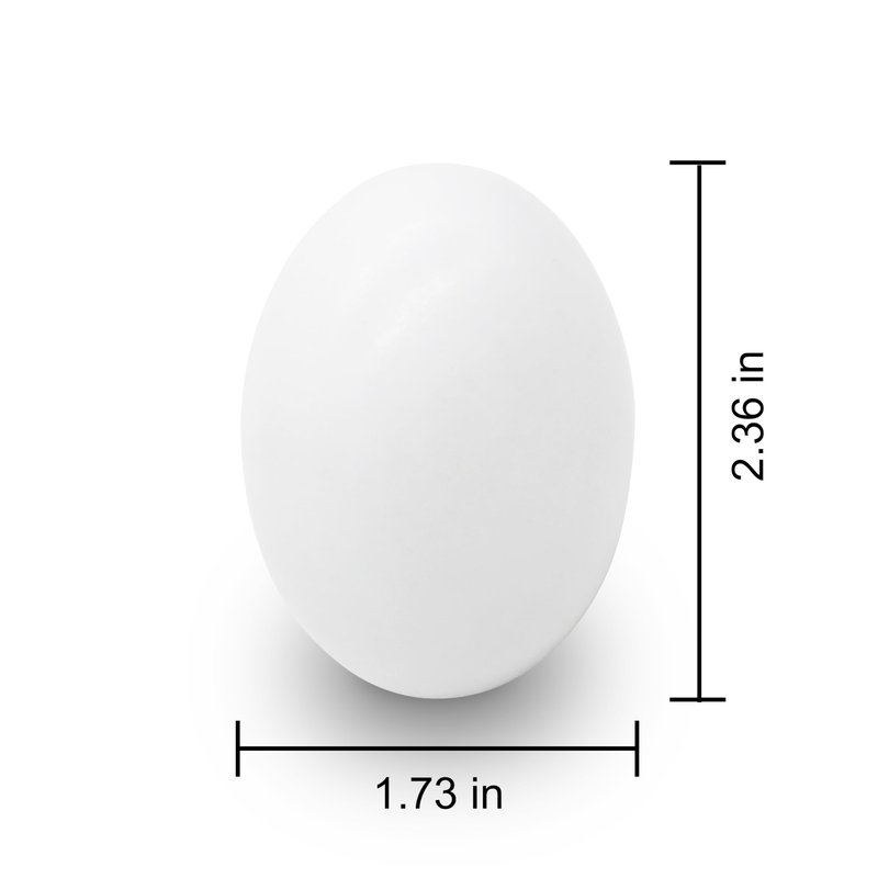 18 Pcs Easter Egg, White Wooden Eggs, Life Size Plain Decorating Eggs for Kids Easter DIY Paint Your Own Egg Decor, Easter Craft, Easter Eggs Hunt, Easter Basket Stuffers, School Activities Supplies