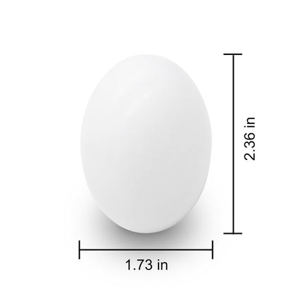 18 Pcs Easter Egg, White Wooden Eggs, Life Size Plain Decorating Eggs for Kids Easter DIY Paint Your Own Egg Decor, Easter Craft, Easter Eggs Hunt, Easter Basket Stuffers, School Activities Supplies