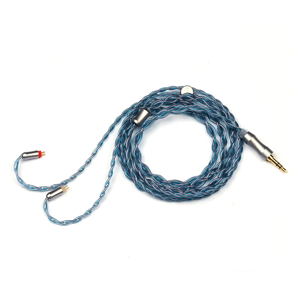 Linsoul Tripowin Altea Upgraded 6N OCC Litz 4 Cores HiFi Earphone Cable, 26 AWG High-Purity Monocrystalline Copper Wires for in Ear Earphone(3.5mm, 2pin 0.78mm)