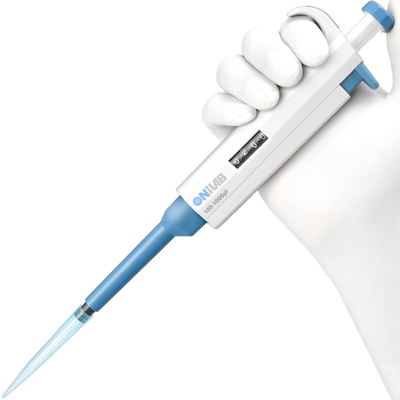 ONiLAB Lab Micropipette, Adjustable Volume Single Channel Pipettors,100-1000ul