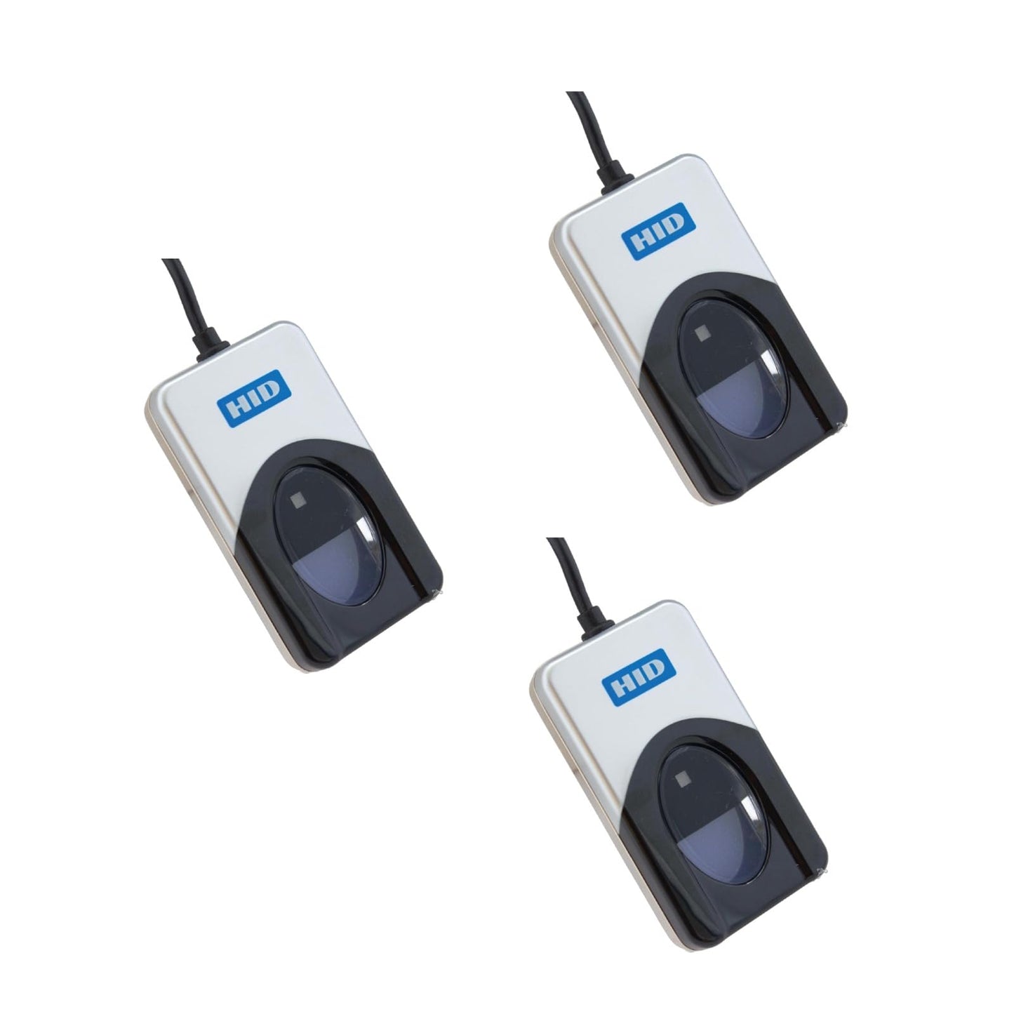 HID DigitalPersona URU4500 USB Fingerprint Reader, ID Demo Soft, Pack of 3