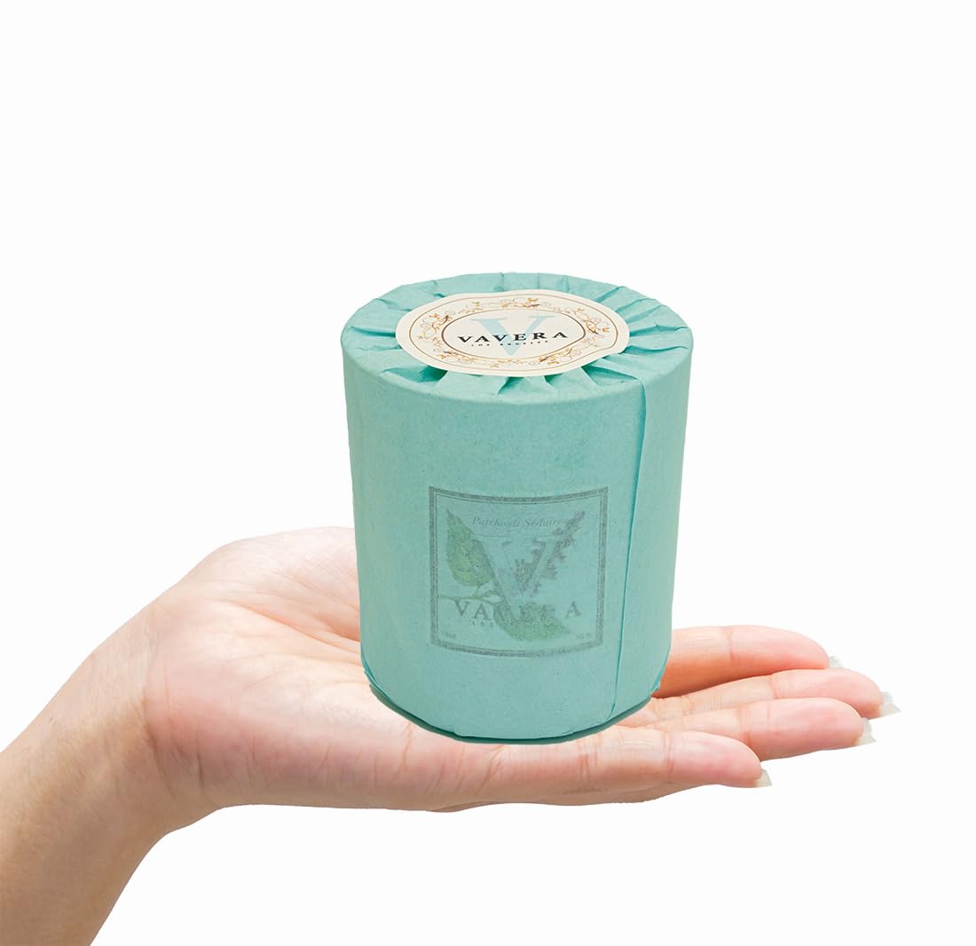 VAVERA Blood Orange Lava Wood Wick Candles that Crackle, 11oz Matte White Jar w/lid, A Delicious Scent. Crossover Gifts for Women or Men! Soy, Vegan, Non Toxic Hand-Crafted in USA.