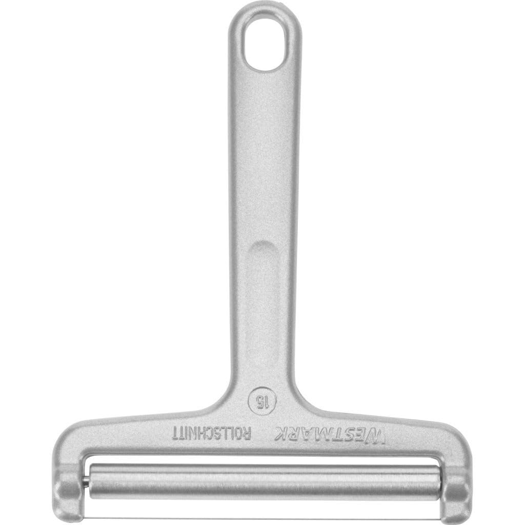 Westmark Germany Heavy Duty Stainless Steel Wire Cheese Slicer Angle Adjustable (Grey),7" x 3.9" x 0.2" -