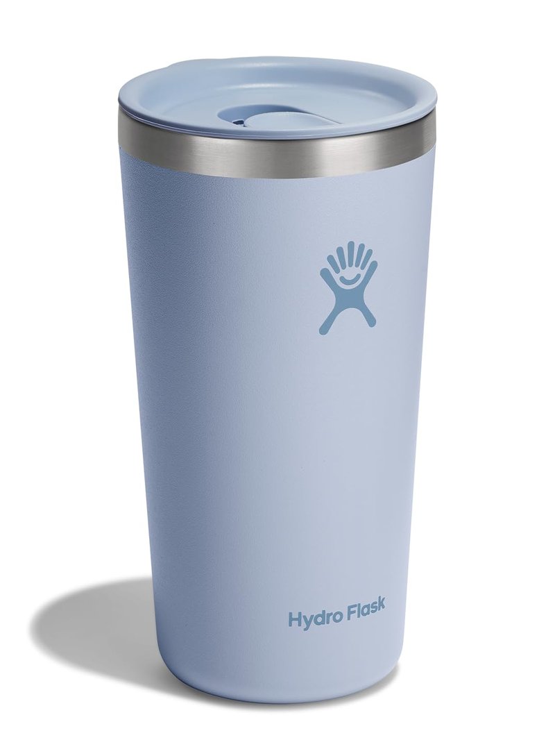 Hydro Flask All Around Tumbler Press-in Lid, Insulated Travel Mug, Stainless Steel Coffee Cup 20 Oz Surf Blue