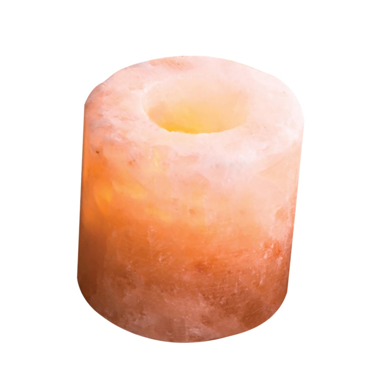 Amosfun Himalayan Salt Candle Holder Decorative Tealight Stand for Table Yoga Meditation and Home Decor Cozy Atmosphere for Events and Relaxation