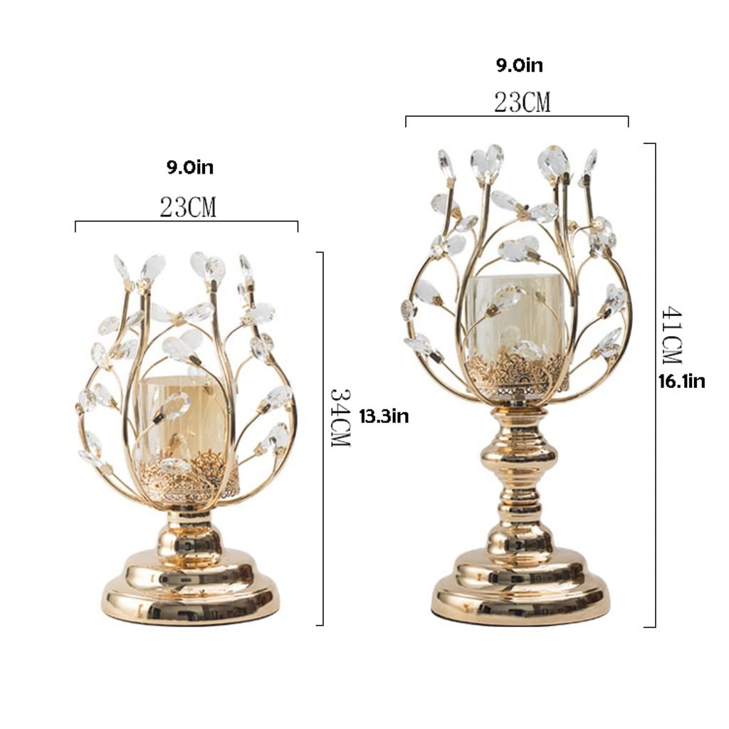Candlestick Holders Aromatherapy Candle Holder Crystal Candle Holder Ornaments Light Luxury Home Table Candle Light Dinner Props Romantic Candle Holders (Size : A)