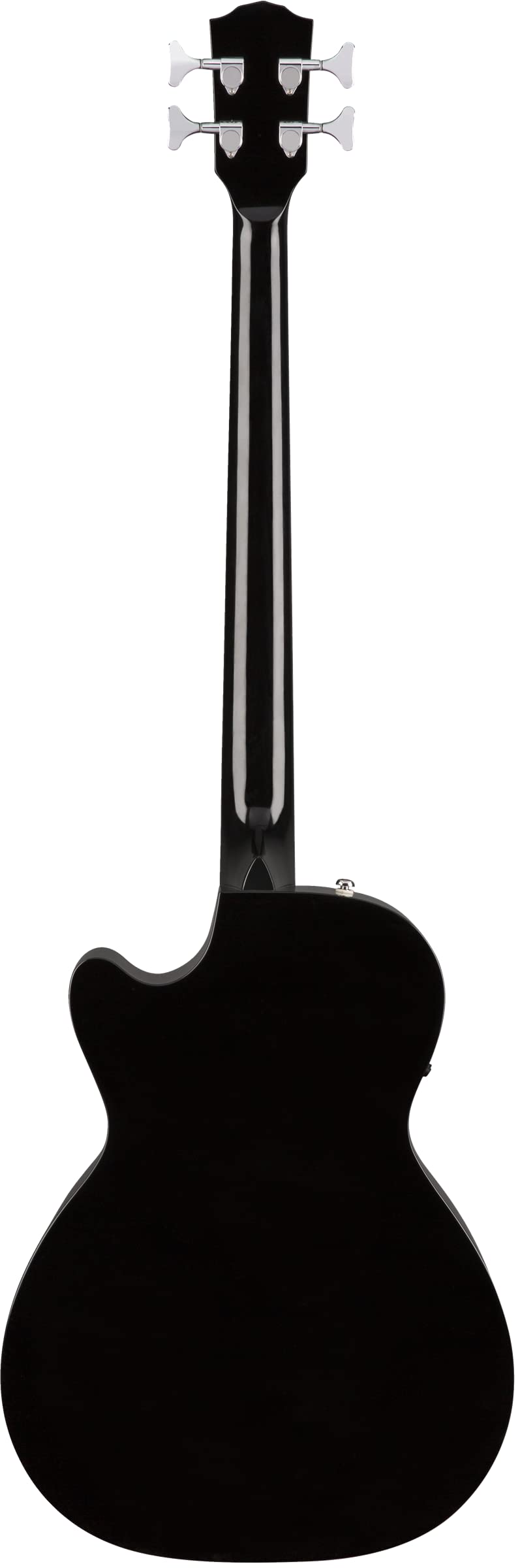 Fender Acoustic Bass Guitar 4-String with Fishman Bass Acoustic Guitar Pickup with Tuner and Equalizer, Classic Design with Rounded Walnut Fingerboard, Mahogany Construction, Spruce Top