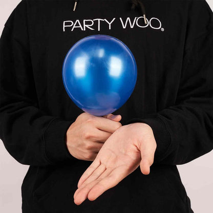 PartyWoo Pearl Blue Balloons 50 pcs 5 Inch Sky Blue Latex Balloons for Graduation Wedding Baby Shower Gender Reveal Anniversary Under the Sea Theme Birthday Party Decorations Blue-Z23