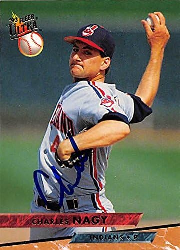 Sports Memorabilia Autograph Warehouse 246181 Charles Nagy Autographed Baseball Card - Cleveland Indians 1993 Fleer Ultra - No. 189