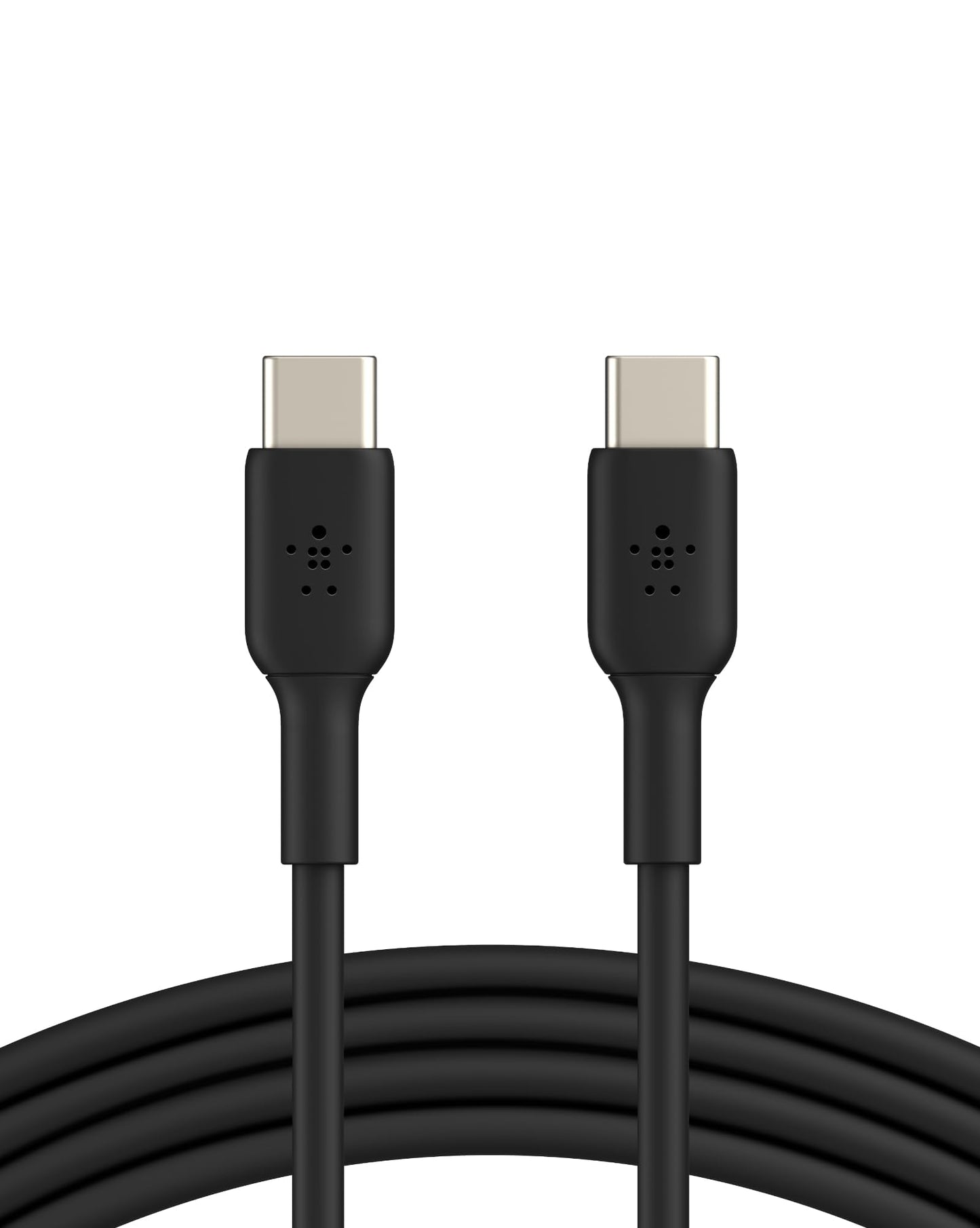 Belkin USB-C to USB-C Cable Fast Charging Cable (2M/6.6ft) for iPhone 16, iPhone 16 Pro, iPhone 16 Pro Max, Galaxy S25, S24, Note, Pixel, iPad Pro, Nintendo Switch 2, Carplay & More - Black