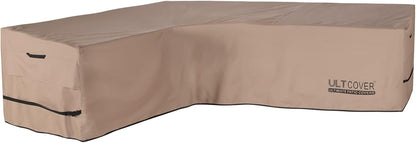ULTCOVER Waterproof Patio L-Shaped Sofa Cover - Fits 6-Seater Outdoor Sectional | 85”W x 110”L