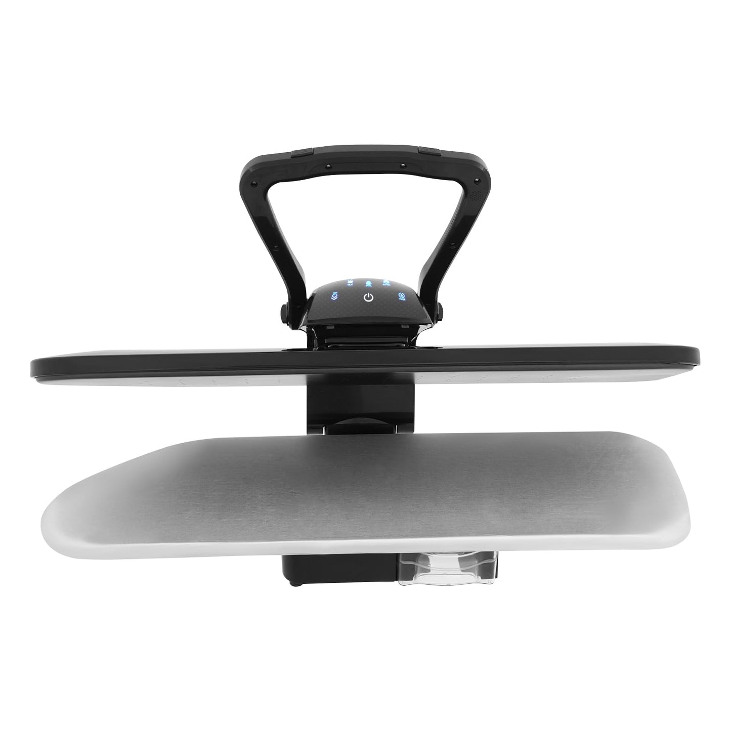 36" Intelligent Steam Press, 1600W 110V Large Digital Steam Press Professional Commercial Iron w/Touch Screen & Voice Prompts, 5 Fabric Functions and Overheating Protection for Clothes Sheets Fabrics
