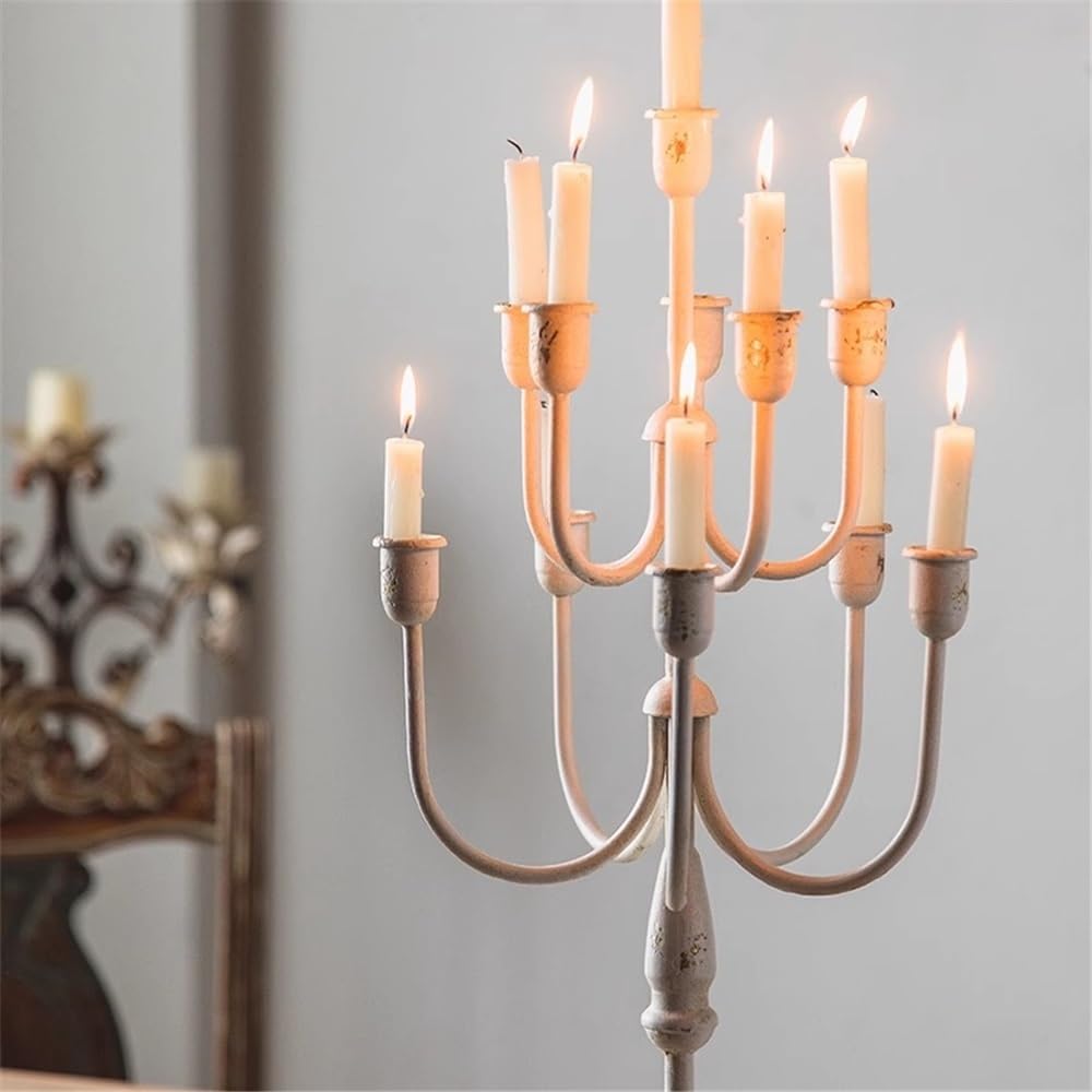 YUHUAWF Candle Holderss Retro Candlestick Ornaments Creative Branch Candle Holder for Wedding, Church, Halloween, Dining, Home Decor Decorative Candlestick