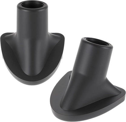 2pk Black Universal Golf Bag Stand Feet – Durable Rubber, Anti-Slip for Turf/Rain, Tool-Free Install (Fits Most Brands)