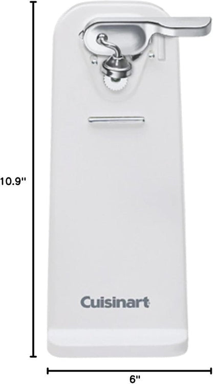Cuisinart Deluxe Electric Can Opener - Single-Touch Automatic Design | Easy-Clean Detachable Lever, White