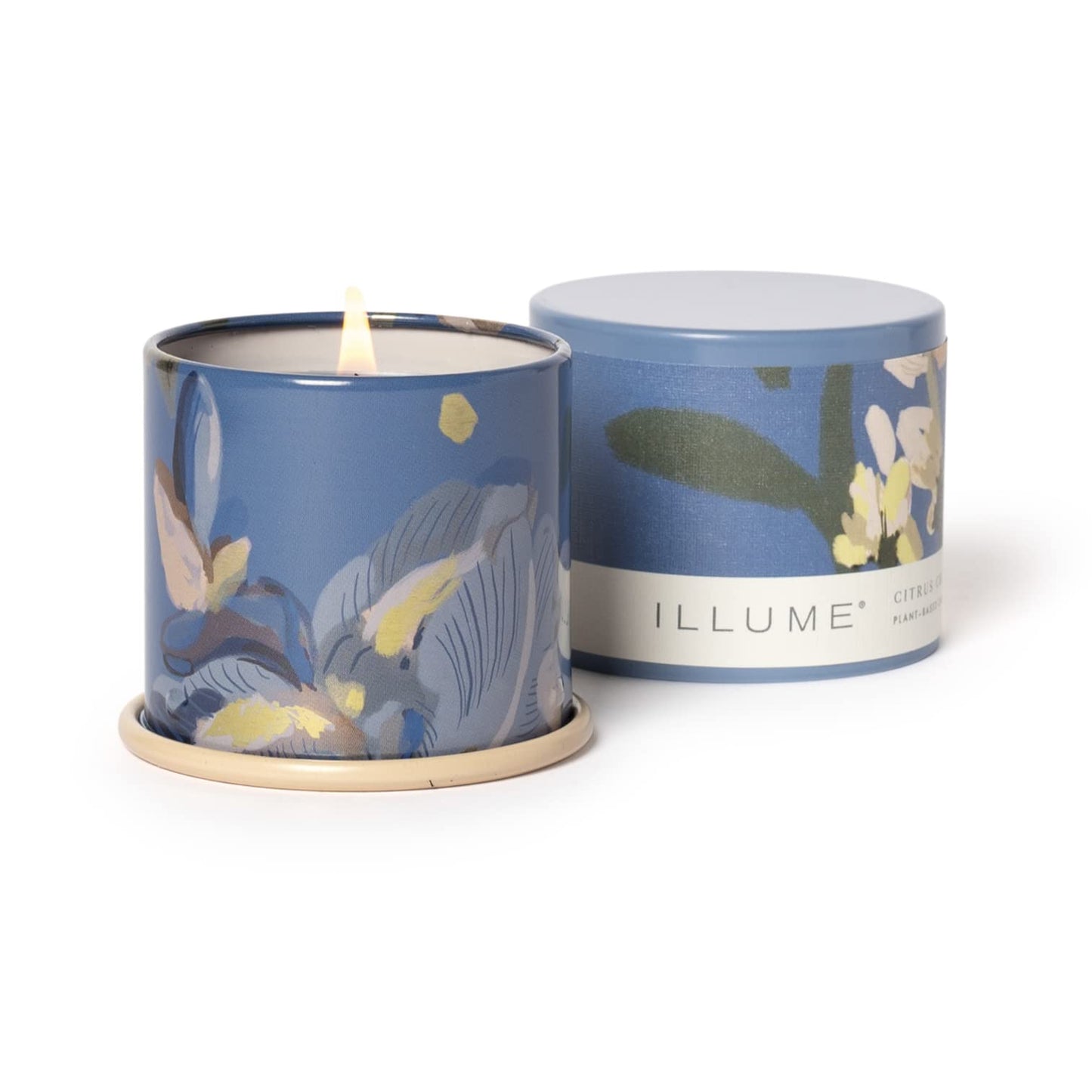 Illume Beautifully Done Essentials Citrus Crush Demi Vanity Tin Scented Candle