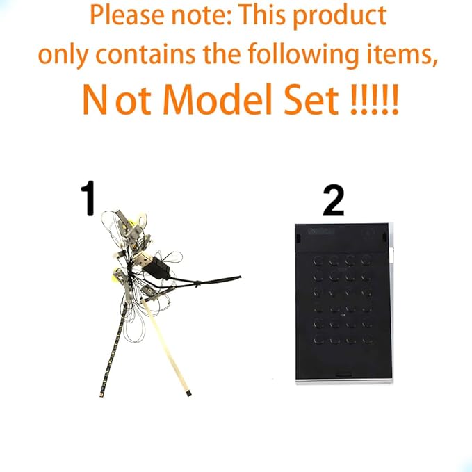 LED Light Kit Compatible with Lego Malfoy Manor Building Blocks Model - Lighting Set for 76453 (Model Set Not Included)