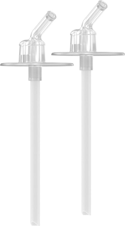 Thermos Replacement Straws for 12 Ounce Funtainer Bottle, Clear, 2 Count