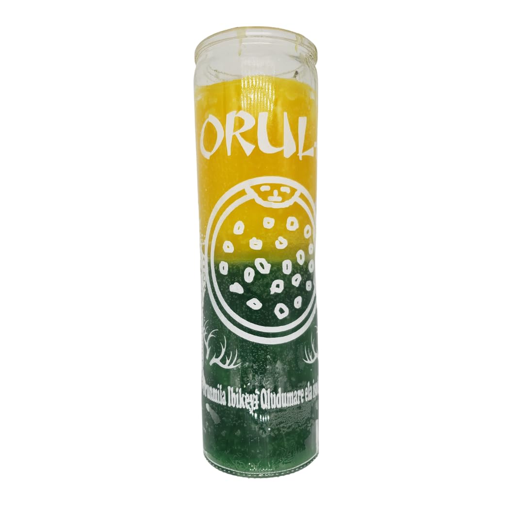 Orula 2 Color Ritual Candle/Orula