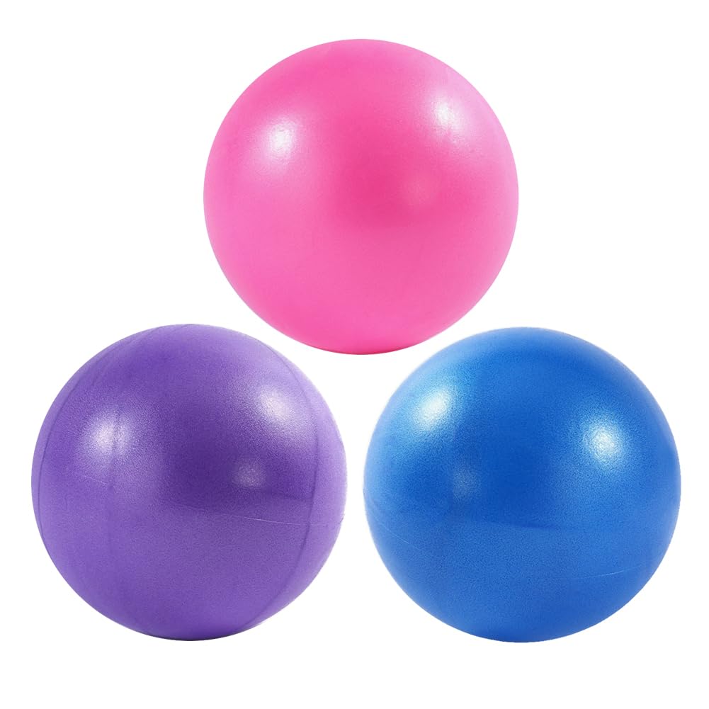 9 Inch Exercise Pilates Ball Mini Exercise Barre Ball for Yoga,Stability Exercise Training Gym Anti Burst and Slip Resistant Balls Physical Therapy Improves Balance, Core Strength