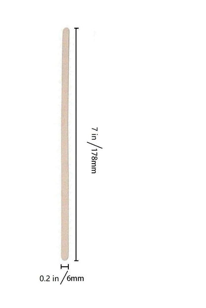 Coffee Stirrers Sticks,Disposable Wooden Coffee Stick Beverage Stirrers, Suitable For Coffee Nook Tea Drinks and Bartending, 7 Inches,200 Sticks.