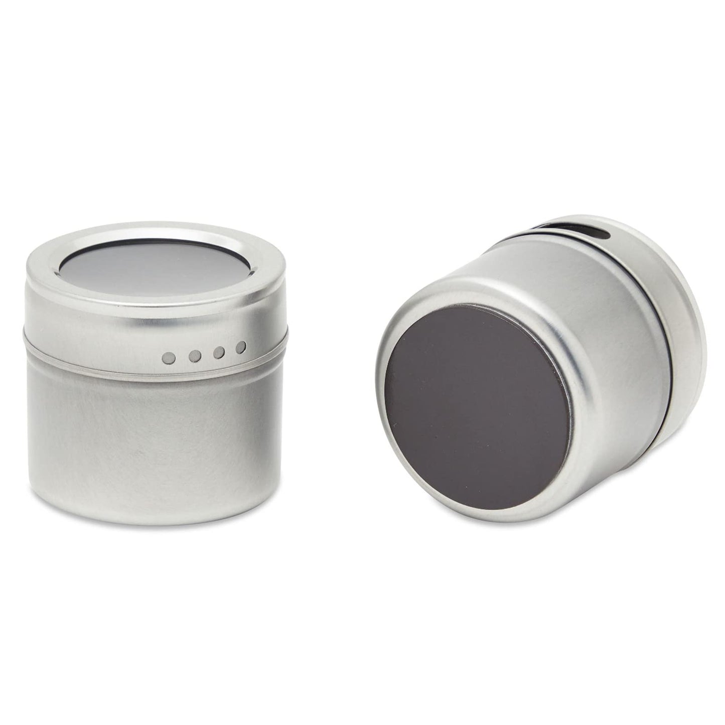 Juvale 20 Pack Magnetic Spice Containers for Refrigerator with 94 Labeling Stickers, Seasoning Jars with Clear Sift and Pour Top Lids (3.4 oz Magnetic Spice Jars)