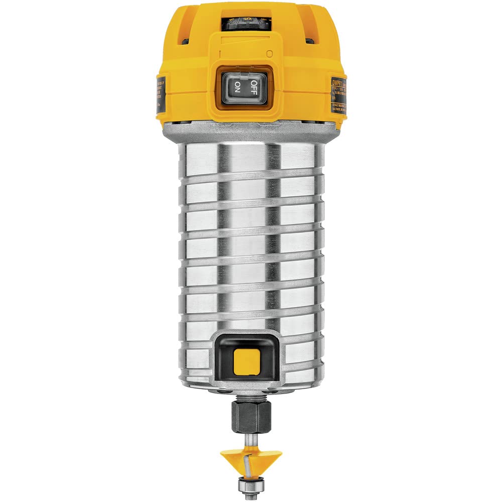 DEWALT Router, Fixed Base, 1-1/4 HP, 7.7-Amp, Variable Speed Trigger, Corded (DWP611)