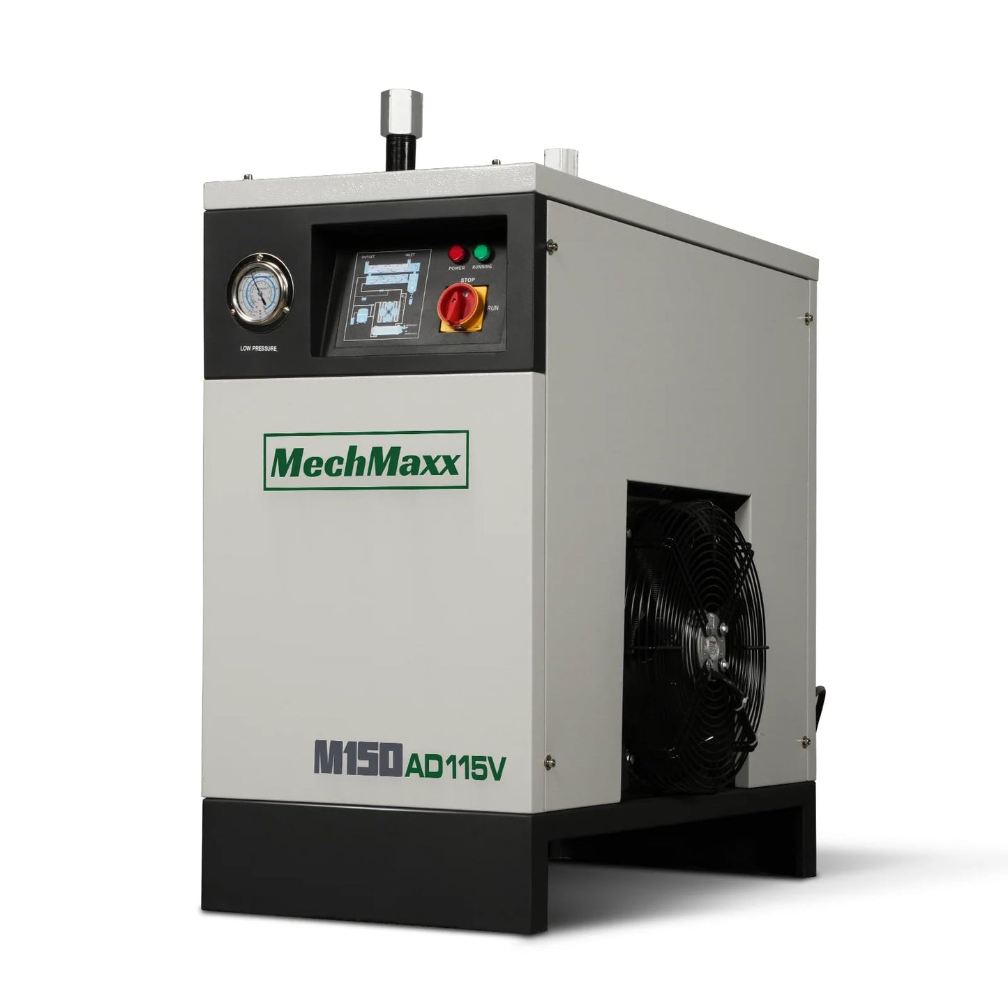 MechMaxx 150CFM Refrigerated Air Dryer 1Phase 115V For Air Compressor,Model M150AD115V