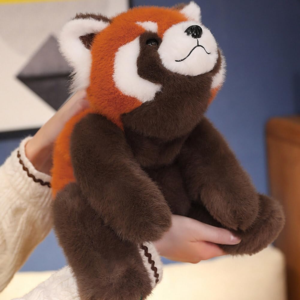 Weighted Red Panda Stuffed Animals, 25 in Cute Red Panda Plush Pillow Toys, Super Soft Hugging Plushie Birthday Gifts for Kids Adults