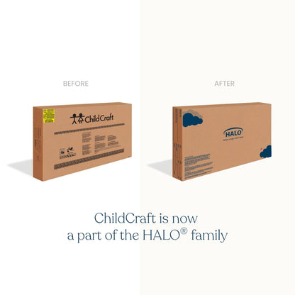 Child Craft Hampton Arch 4-in-1 Convertible Crib, Baby Crib Converts to Day Bed, Toddler Bed and Full Size Bed, 3 Adjustable Mattress Positions, Non-Toxic, Baby Safe Finish (Matte White)