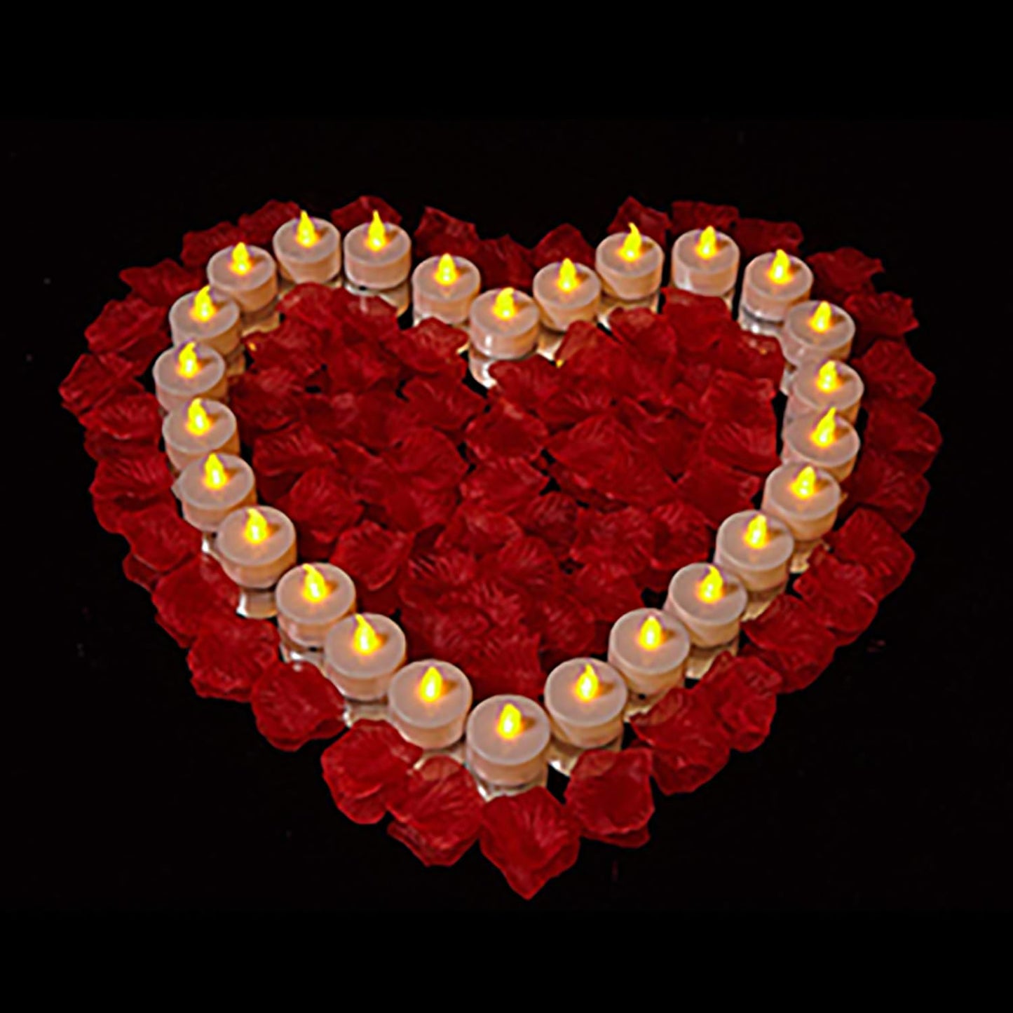 LED Tea Lights with Remote Control: Battery Operated Realistic and Bright Flickering Long Lasting 400+Hours Flameless Candles for Home Decor Holiday Wedding Party Valentine's Day(24Pcs WarmYellow)