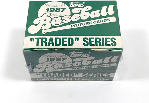 1987 Topps Traded Baseball Factory Sealed Set (132) Maddux Rookie