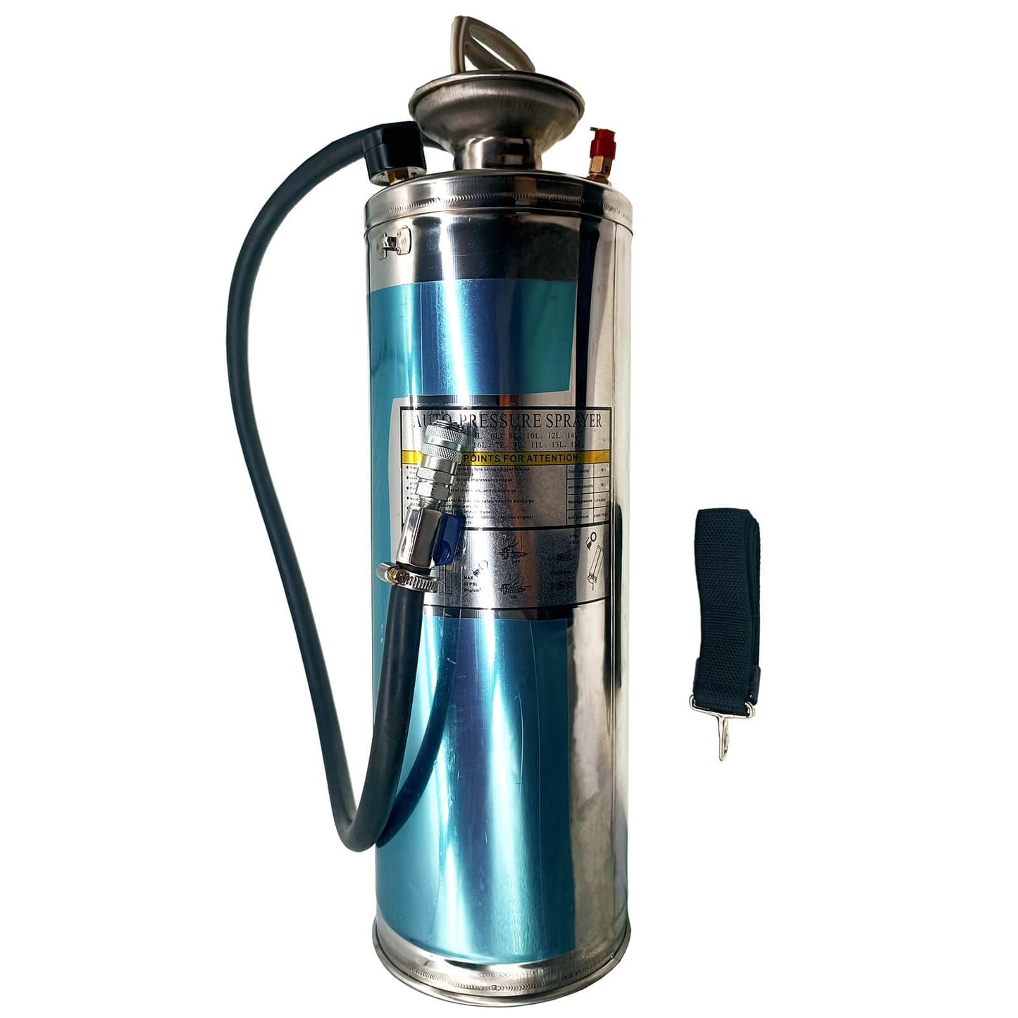 Upgraded J-47912 Fuel System Priming Pump with Pressure Gauge and Shoulder Strap Compatible with Detroit Diesel DD13 DD15 S60 MBE900 MBE4000 MaxxForce 11 13 N13 Alternative to OTC5869