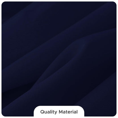 Fitable 8 Pack Round Tablecloths: Stain Resistant Wrinkle Free Circle Table Clothes, Washable Reusable Polyester Table Covers for Wedding Party Birthday Banquet Reception(Navy, 120 Inch)