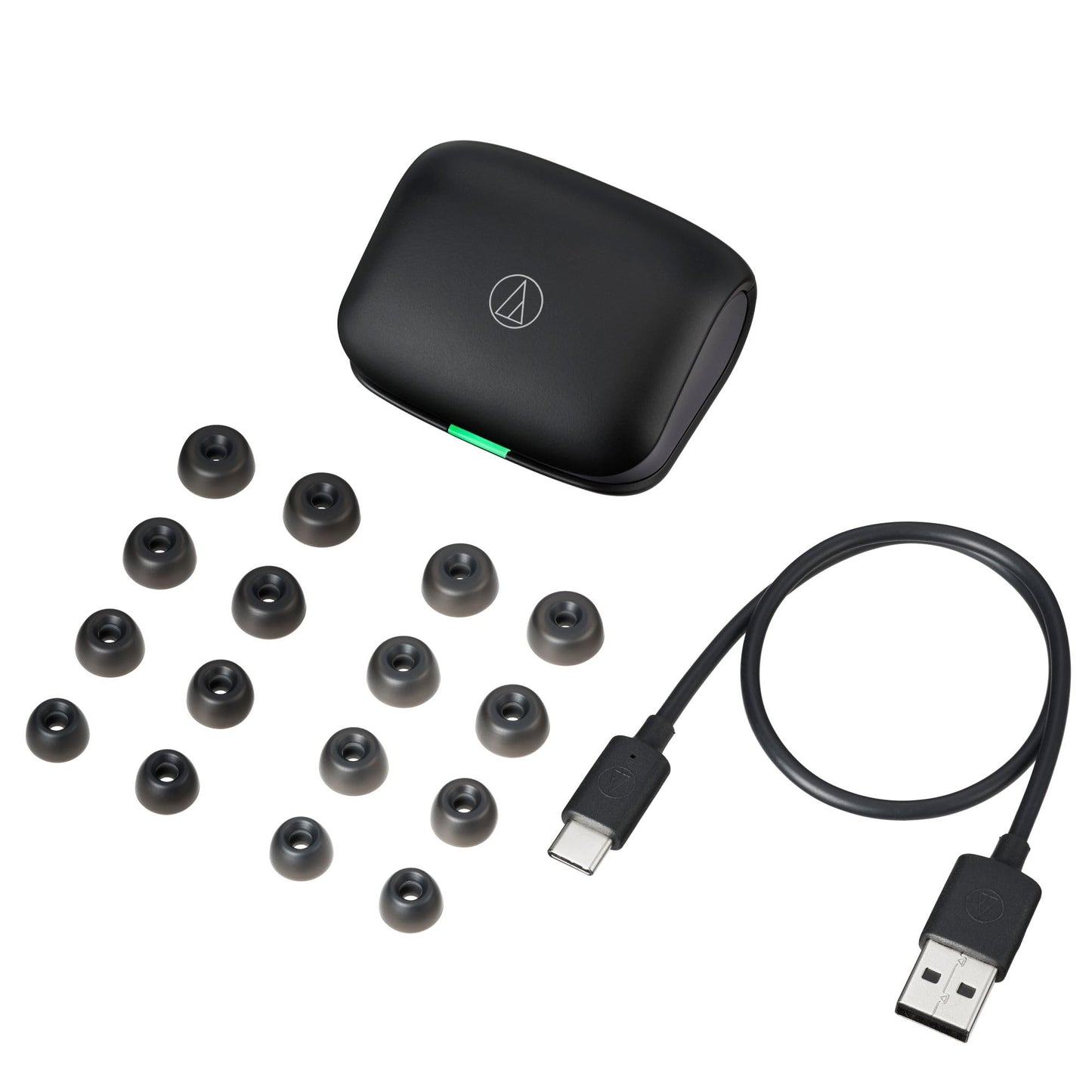 Audio-Technica ATH-TWX7BK Wireless Earbuds, Black