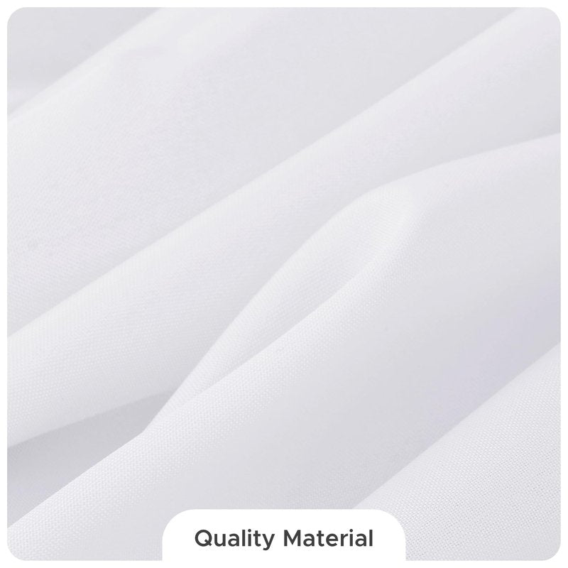 Fitable 8 Pack Table Cloth Rectangle Table: Stain and Wrinkle Resistant Tablecloth Rectangular, Washable Polyester Tablecloths for Wedding Party Dining Banquet Event Catering(White, 70x108 Inch)