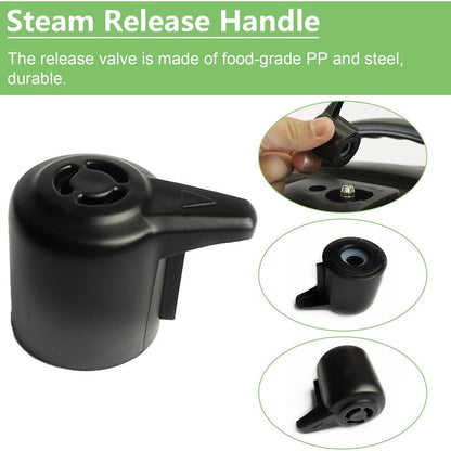 11 PCS Instant Pot Accessories for Duo 5, 6 Quart Qt IP-DUO50 IP-DUO60, InstantPot Replacement Parts Include 2 Sealing Ring, Steam Release Valve, Anti-Block Shield, Float Valve and Gasket