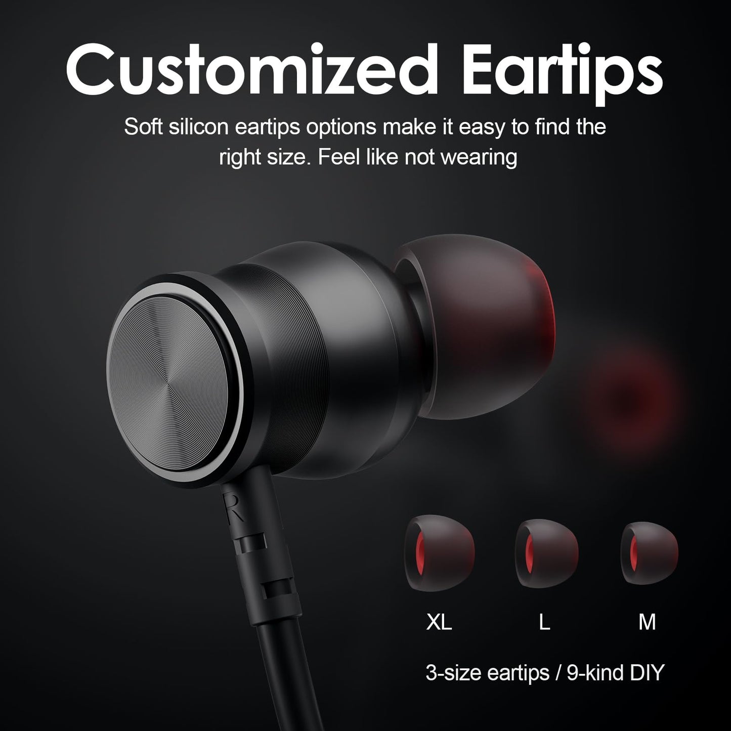 Rythflo Bluetooth Headphones, 150H Playtime Wireless Bluetooth Earbuds w/Mic in-Ear Magnetic Neckband Earphone, IPX7 Sweatproof Deep Bass Headset for Home, Traveling, Outdoor, Business Trips