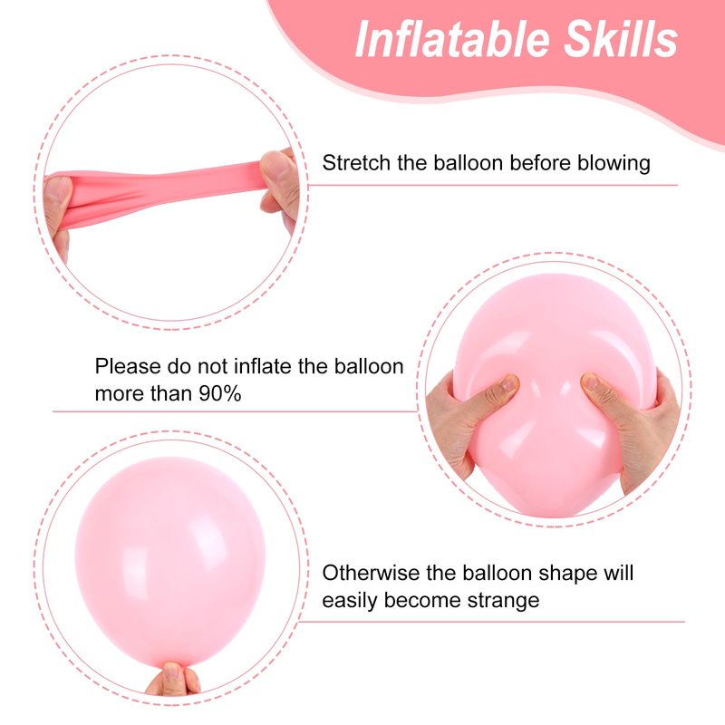 RUBFAC 129pcs Pastel Balloons Different Sizes 18 12 10 5 Inch, Macaron Rainbow Easter Balloon Arch Kit for Baby Shower Birthday Party Gender Reveal Garland Decoration
