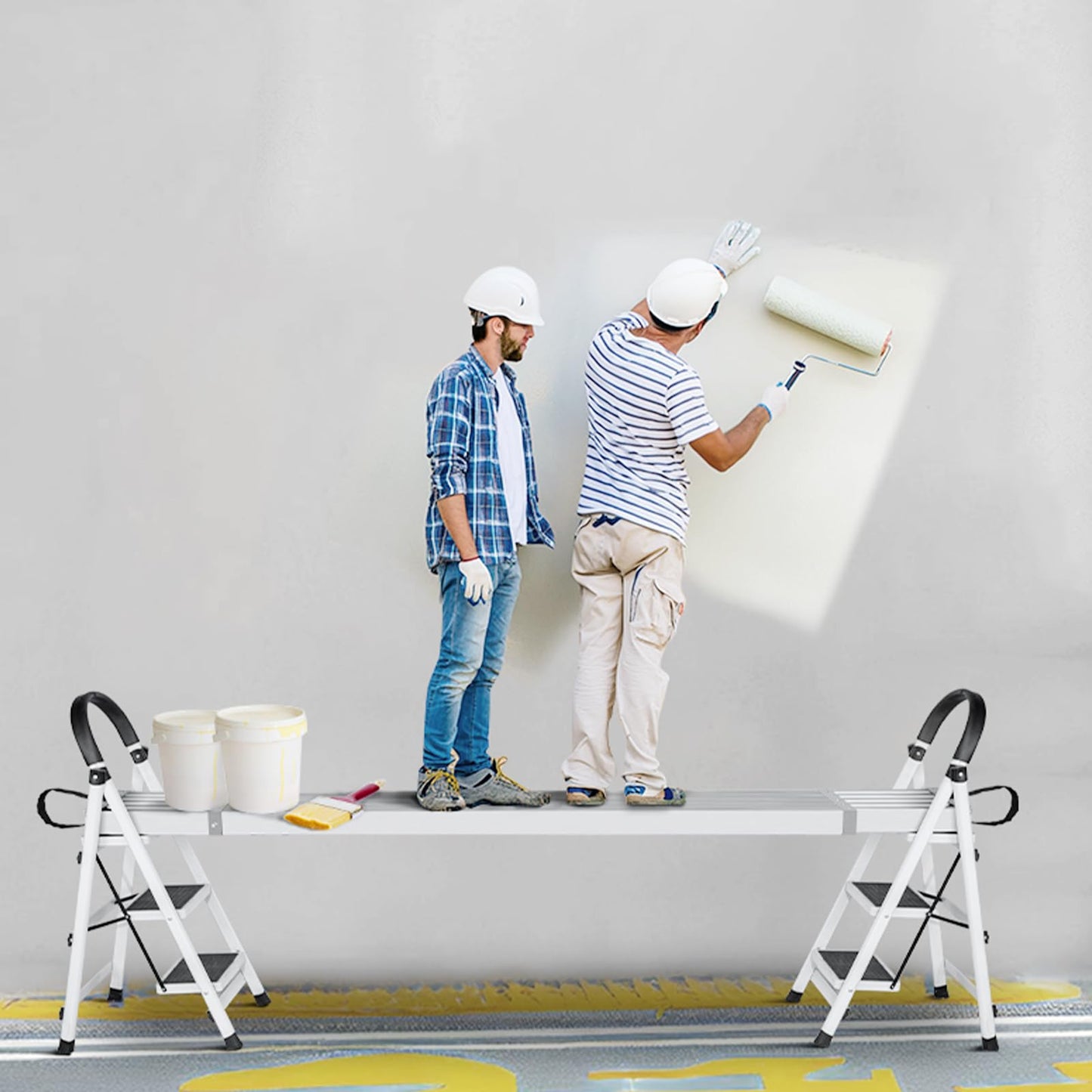 VEVOR Aluminum Telescoping Work Plank, 8-13FT, 500lbs Capacity, 12.5 inch Width, Scaffold Ladder Accessory